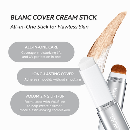 Blanc Cover Cream Stick V Foundation Removable Brush