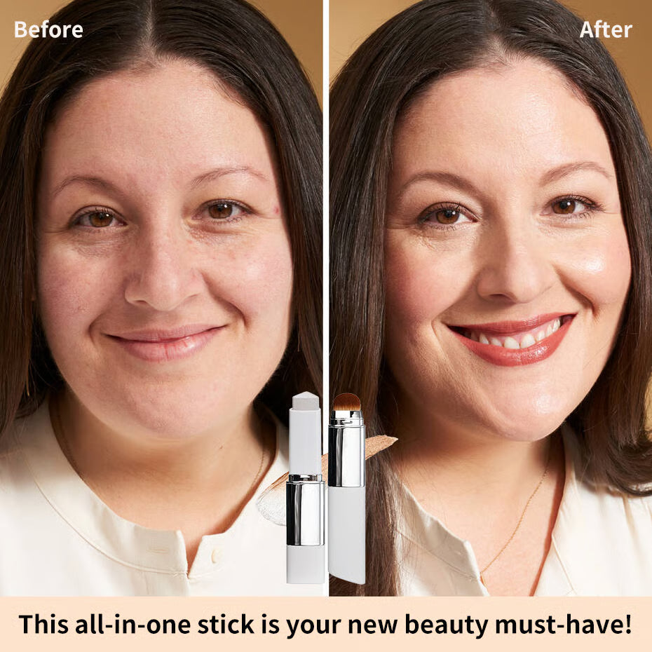 Blanc Cover Cream Stick V Foundation Removable Brush