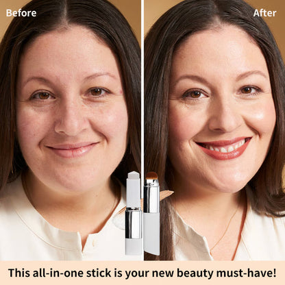 Blanc Cover Cream Stick V Foundation Removable Brush